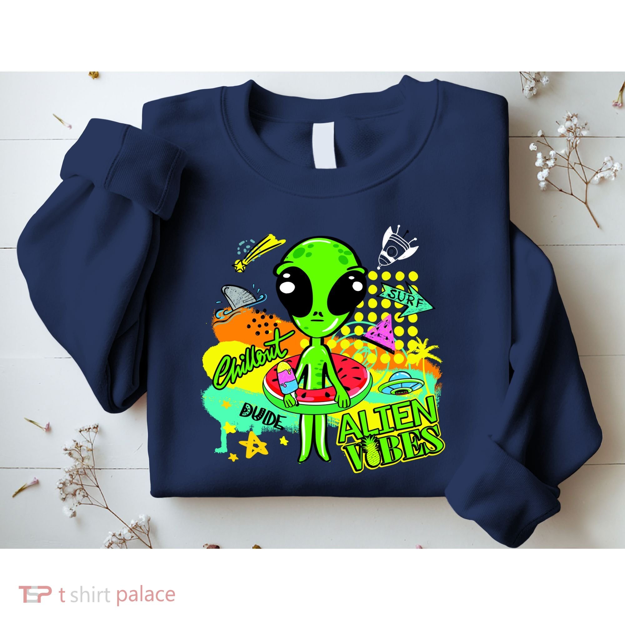 Alien Vibes Summertime Sweatshirt