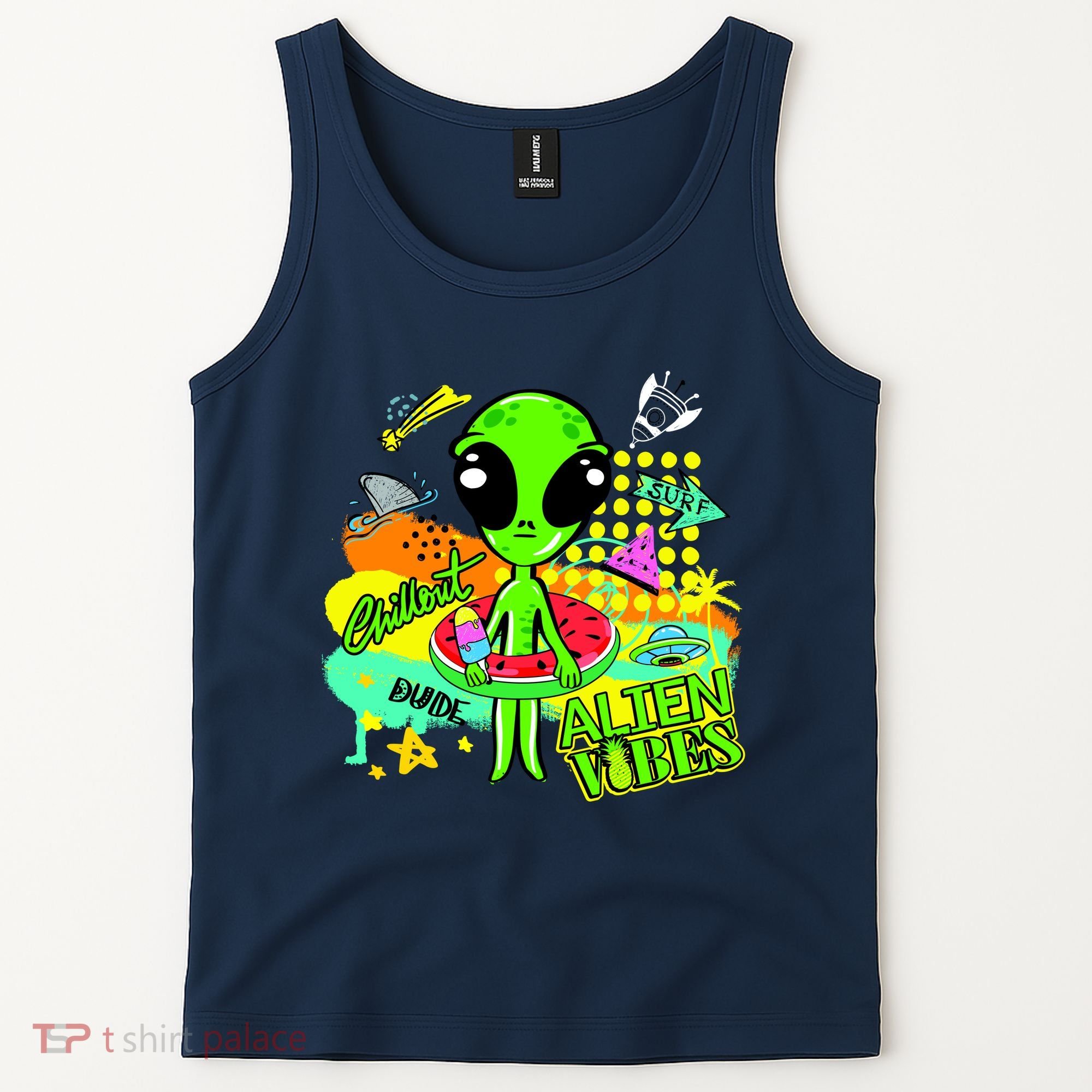 Alien Vibes Summertime Tank Top