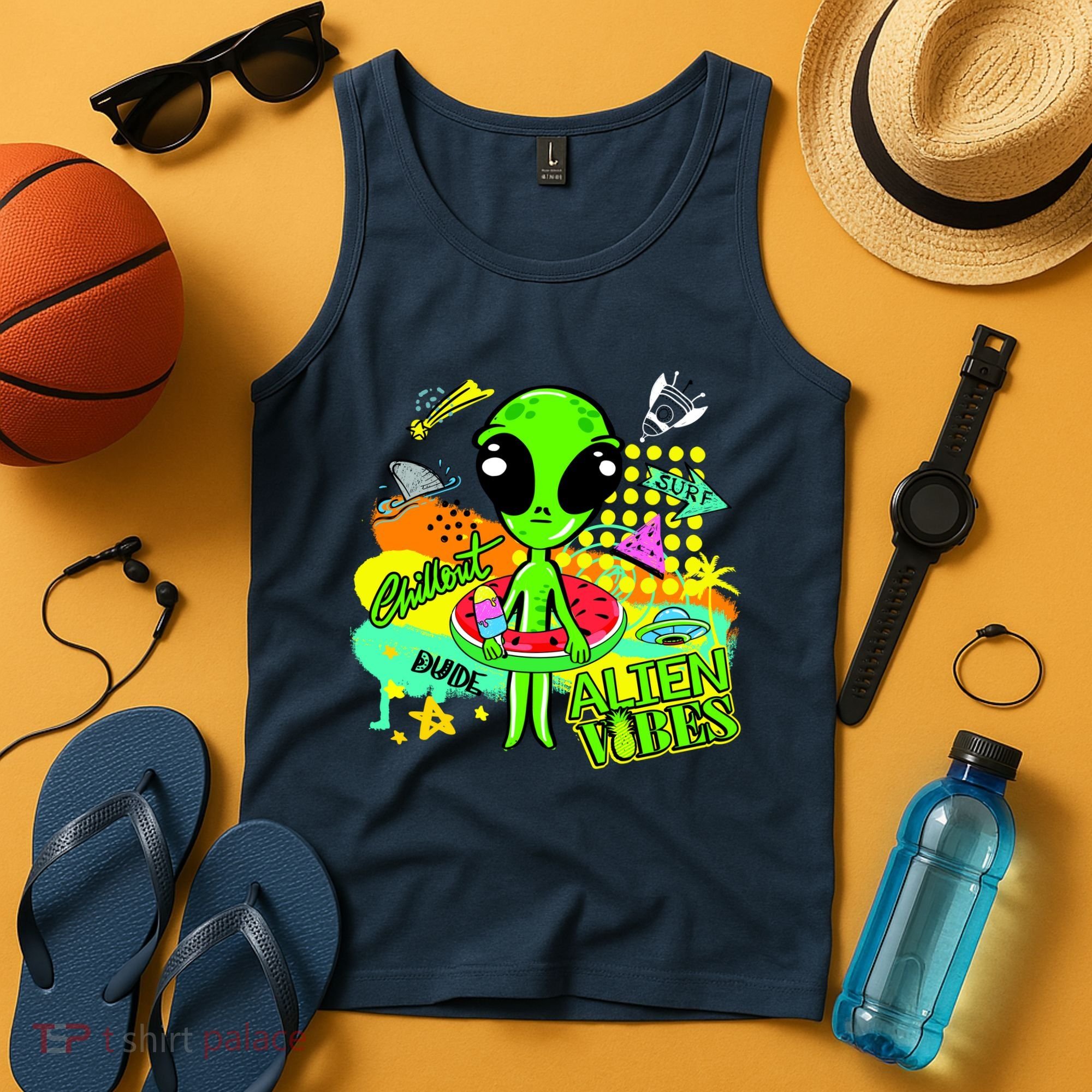Alien Vibes Summertime Tank Top