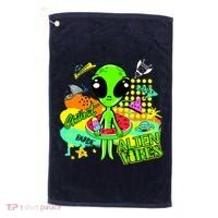 Alien Vibes Summertime Golf Towel thumb 0