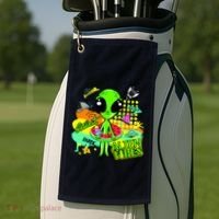 Alien Vibes Summertime Golf Towel thumb 2