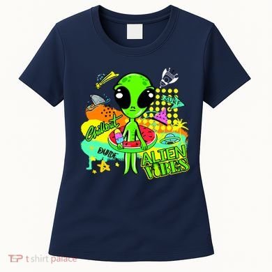 Alien Vibes Summertime Women's T-Shirt