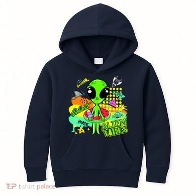 Alien Vibes Summertime Kids Hoodie