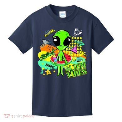 Alien Vibes Summertime Kids T-Shirt