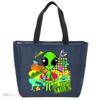 Alien Vibes Summertime Tote Bag thumb 0