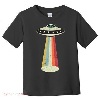 Alien Vintage UFO Space Ship Toddler T-Shirt