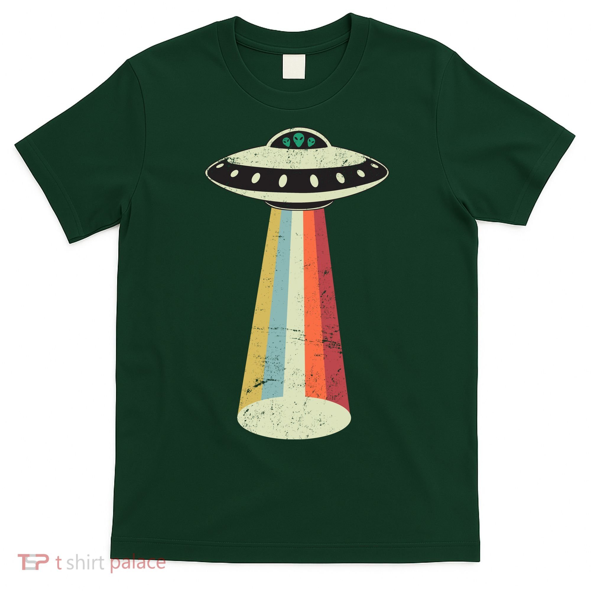 Alien Vintage UFO Space Ship T-Shirt