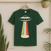 Alien Vintage UFO Space Ship T-Shirt thumb 2