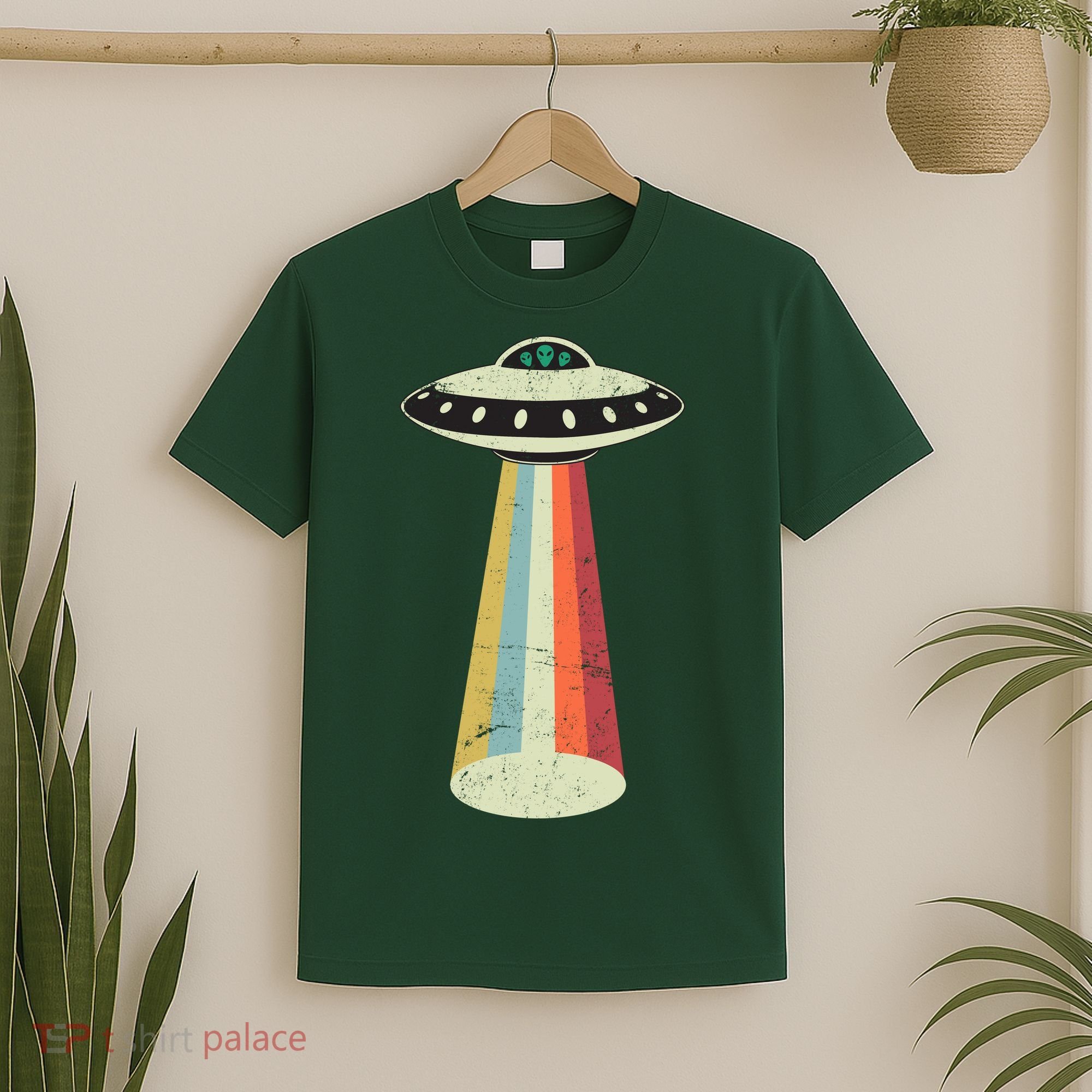 Alien Vintage UFO Space Ship T-Shirt
