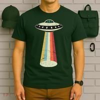Alien Vintage UFO Space Ship T-Shirt thumb 6