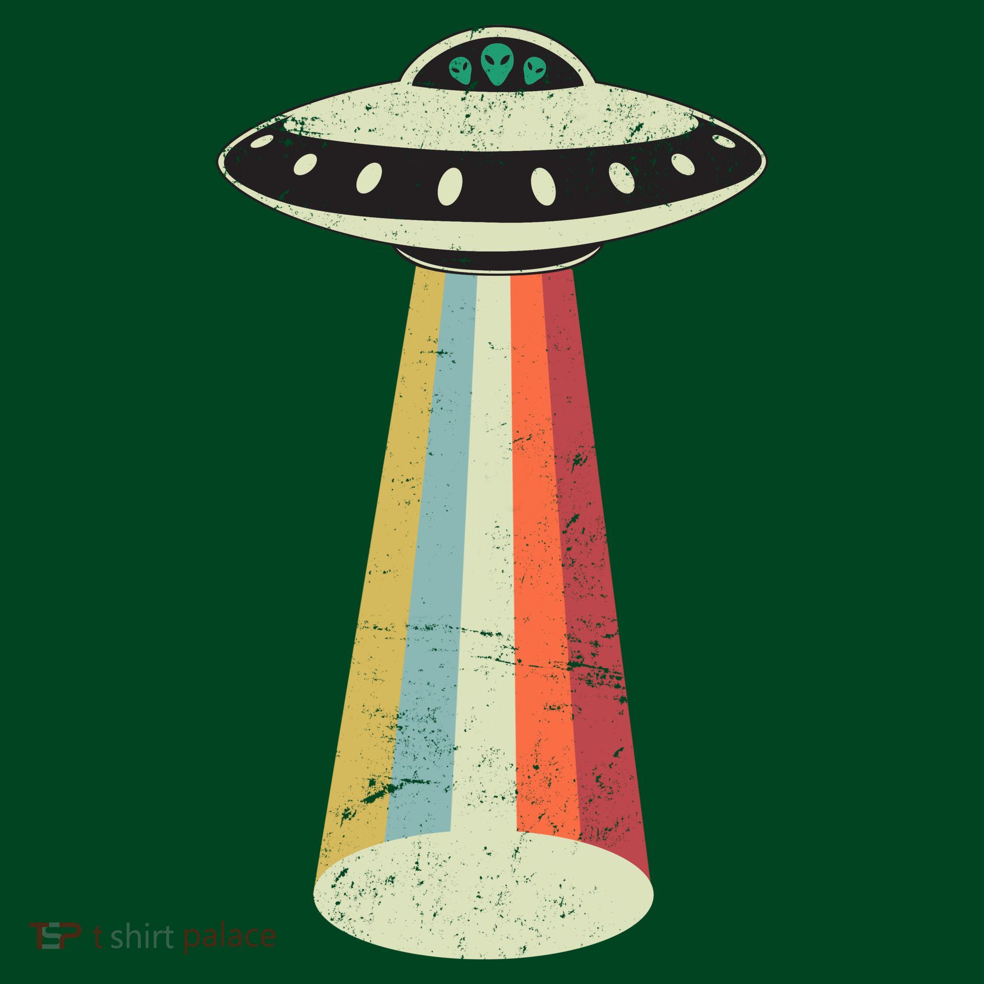 Alien Vintage UFO Space Ship T-Shirt