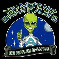 Aliens Believe In You Coffee Mug thumb 5