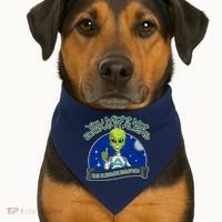 Aliens Believe In You USA-Made Doggie Bandana thumb 1