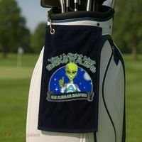 Aliens Believe In You Golf Towel thumb 2