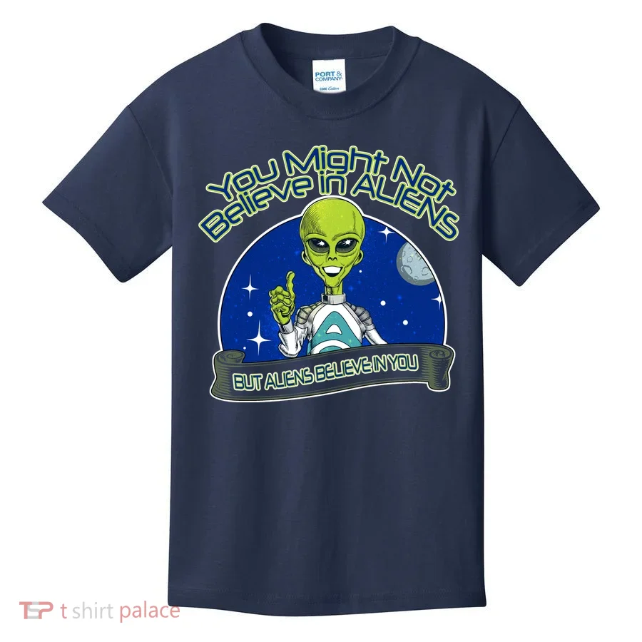 Aliens Believe In You Kids T-Shirt
