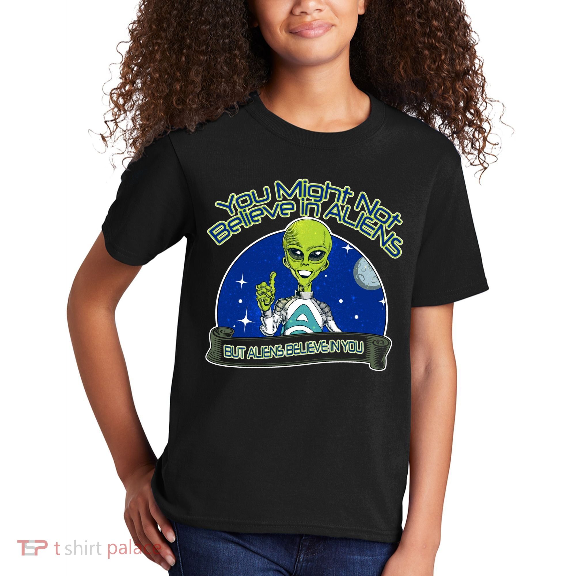 Aliens Believe In You Kids T-Shirt