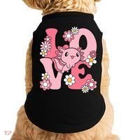 Axolotl Love Kawaii Axolotl Lover Doggie Tank thumb 0