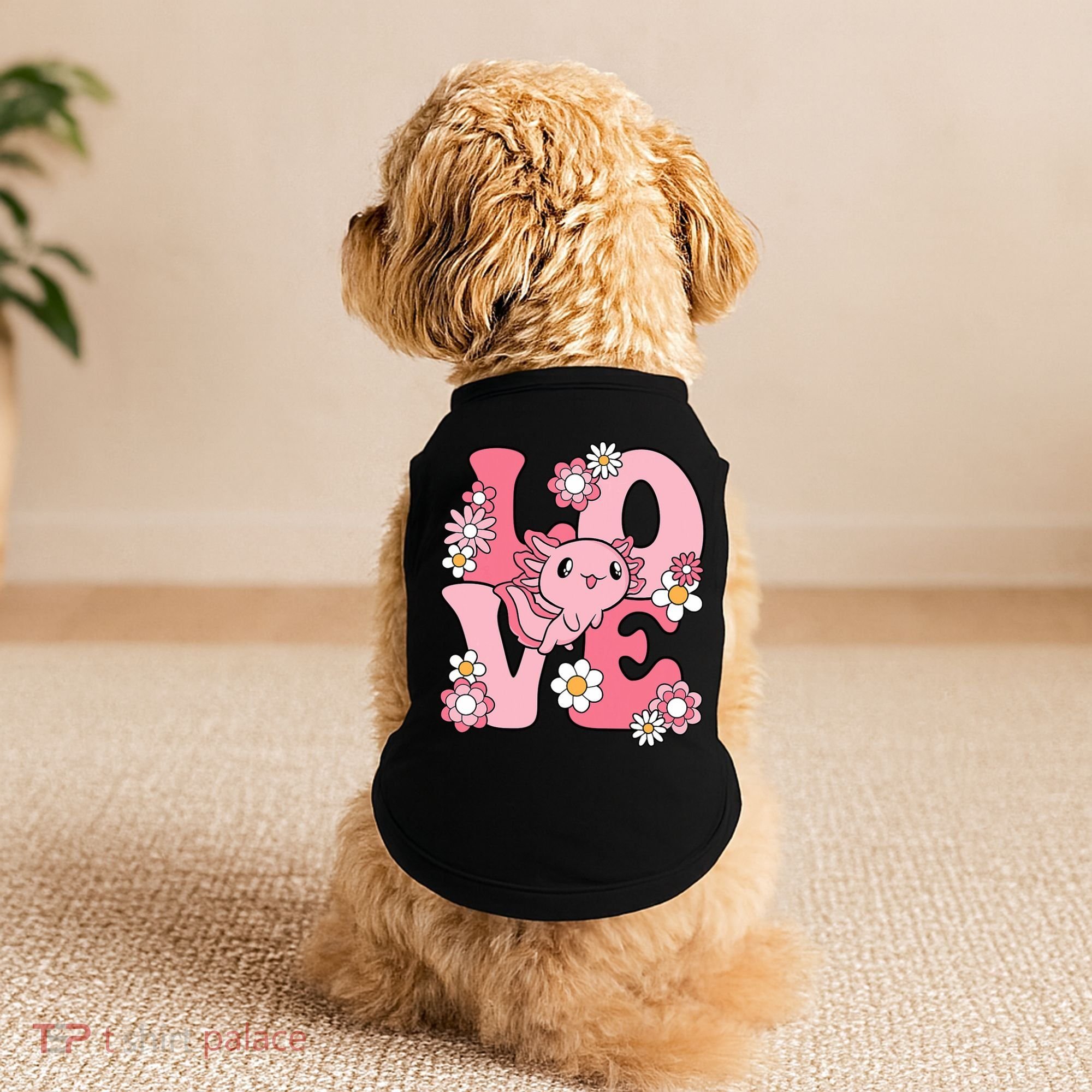 Axolotl Love Kawaii Axolotl Lover Doggie Tank