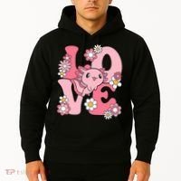 Axolotl Love Kawaii Axolotl Lover Hoodie thumb 2