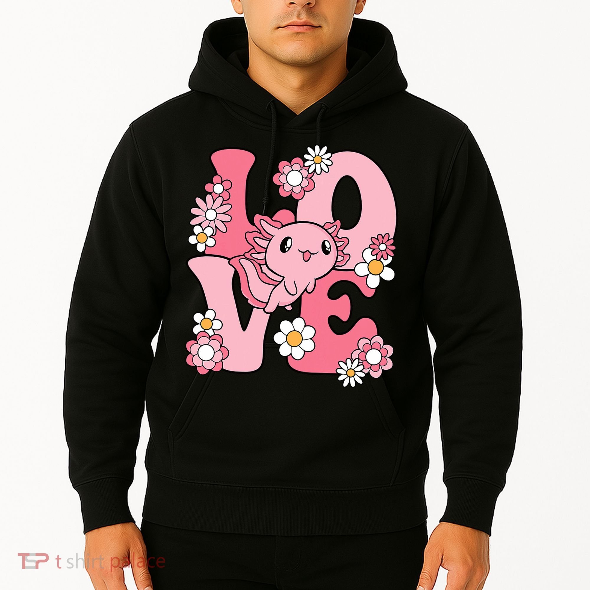 Axolotl Love Kawaii Axolotl Lover Hoodie