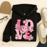 Axolotl Love Kawaii Axolotl Lover Hoodie thumb 4