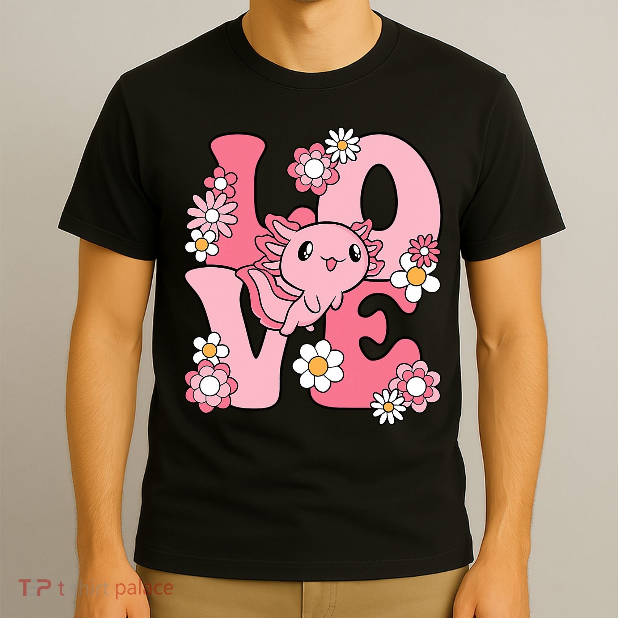 Axolotl Love Kawaii Axolotl Lover T-Shirt