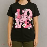 Axolotl Love Kawaii Axolotl Lover T-Shirt thumb 4
