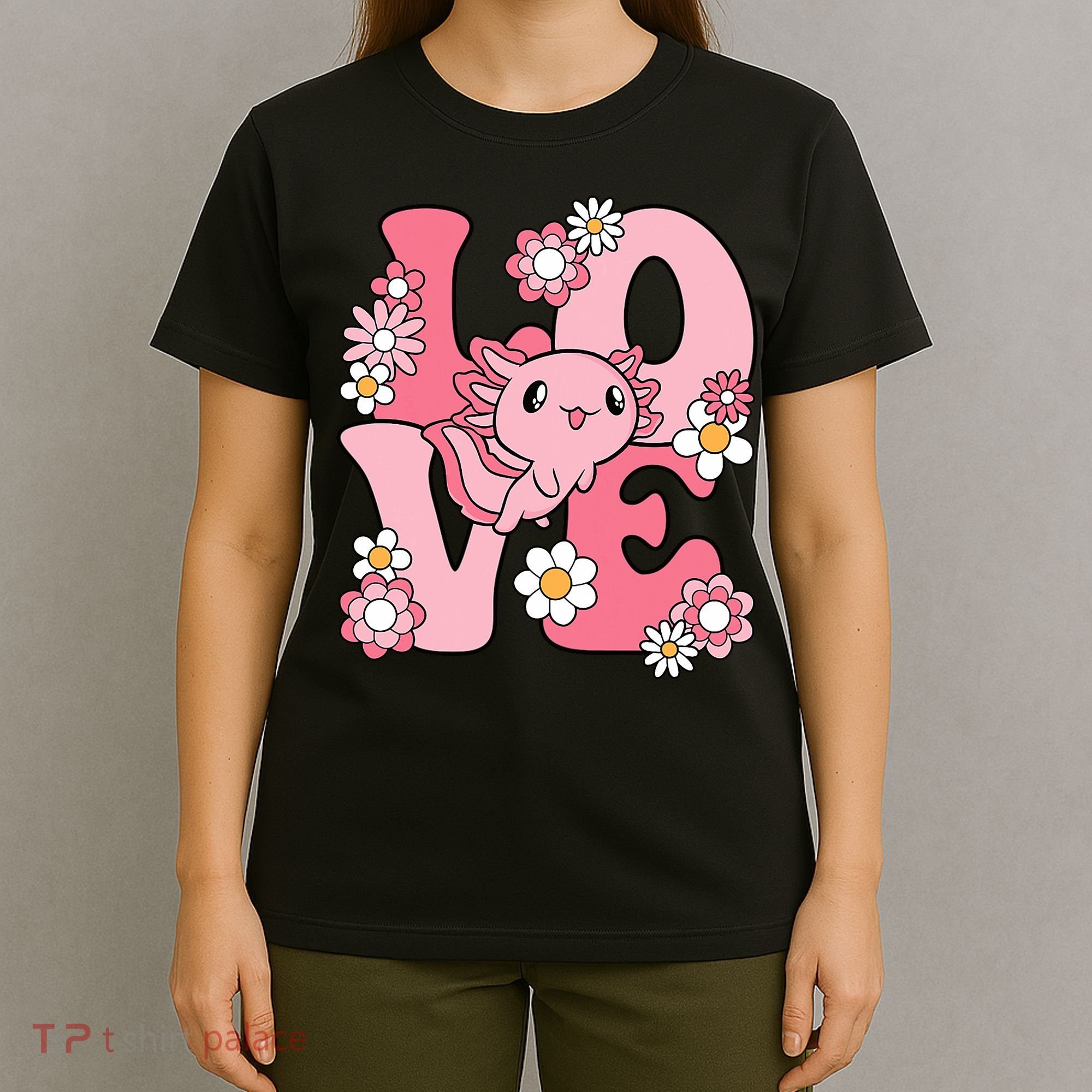 Axolotl Love Kawaii Axolotl Lover T-Shirt