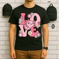 Axolotl Love Kawaii Axolotl Lover T-Shirt thumb 6