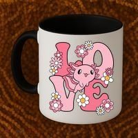 Axolotl Love Kawaii Axolotl Lover Coffee Mug thumb 2