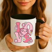 Axolotl Love Kawaii Axolotl Lover Coffee Mug thumb 3