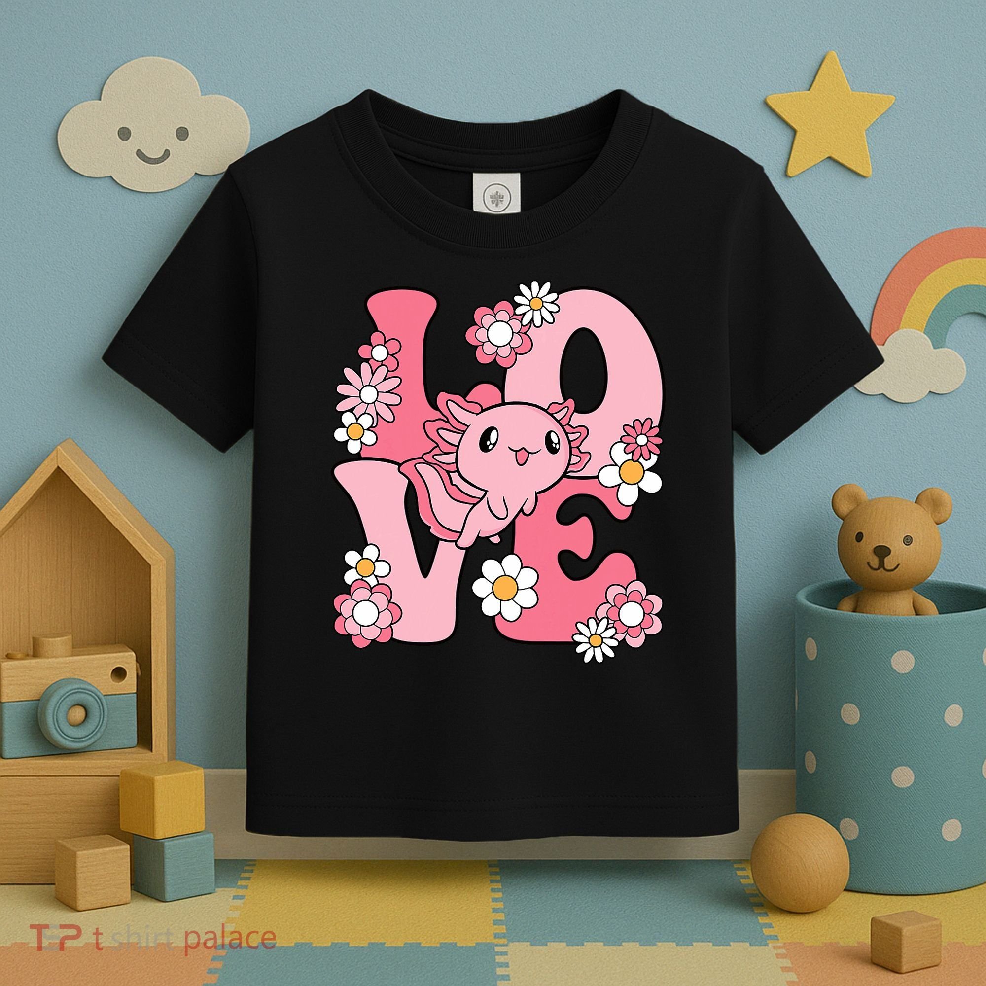 Axolotl Love Kawaii Axolotl Lover Toddler T-Shirt