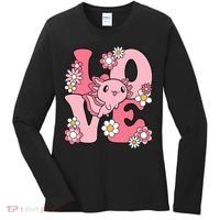 Axolotl Love Kawaii Axolotl Lover Women's Long Sleeve Shirt thumb 0