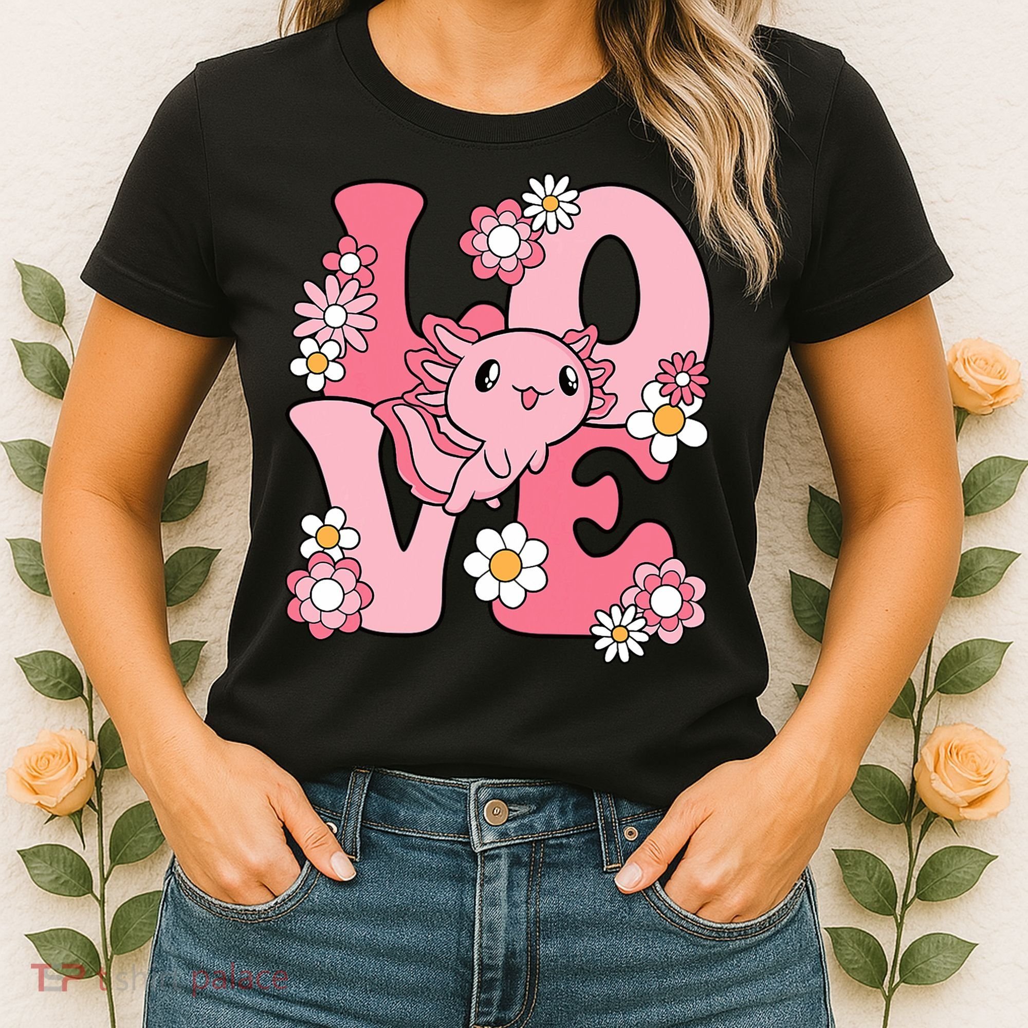 Axolotl Love Kawaii Axolotl Lover Women's T-Shirt
