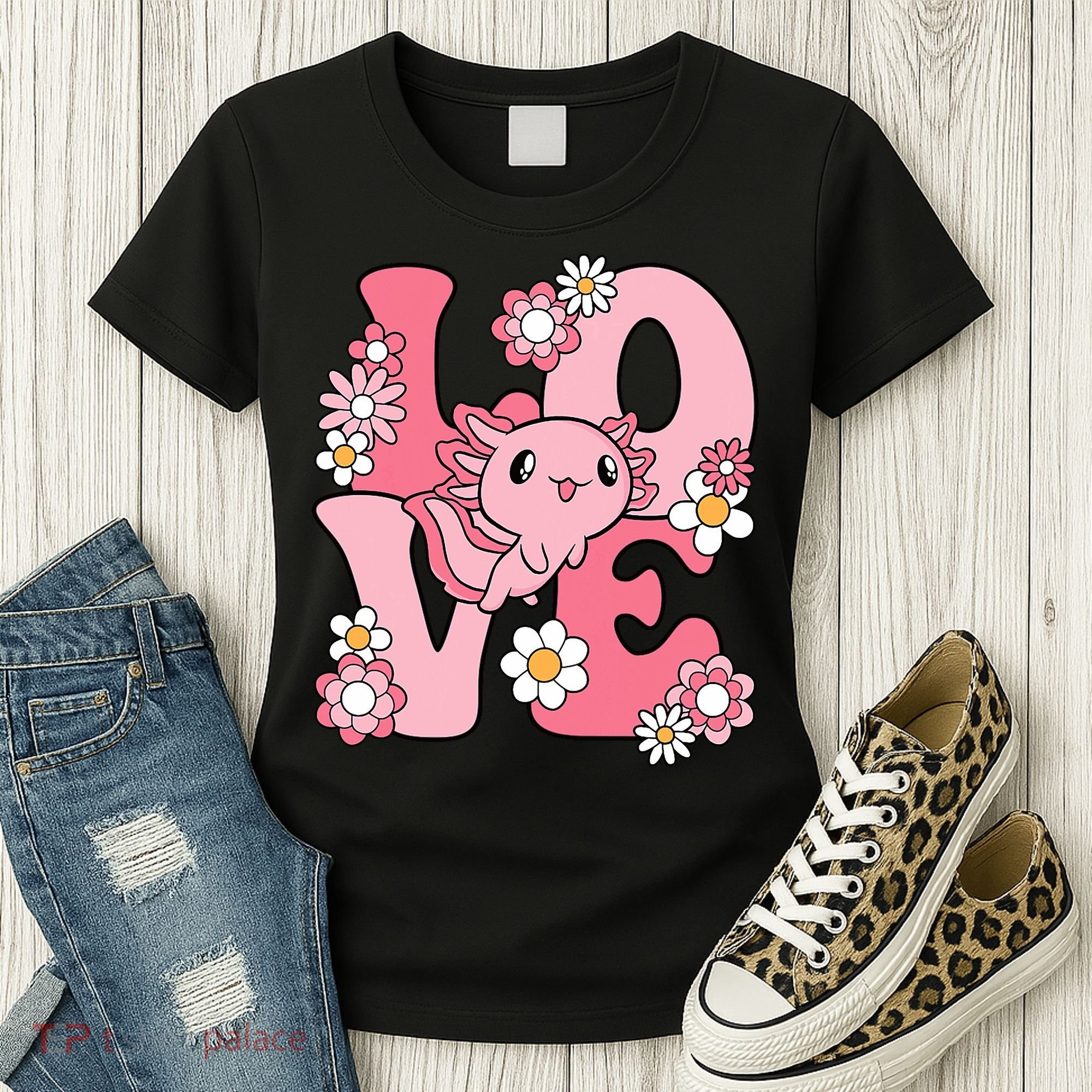 Axolotl Love Kawaii Axolotl Lover Women's T-Shirt
