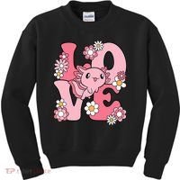 Axolotl Love Kawaii Axolotl Lover Kids Sweatshirt thumb 0