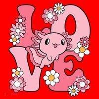 Axolotl Love Kawaii Axolotl Lover Santa Hat thumb 1