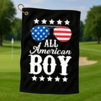 All American Boy Golf Towel thumb 1