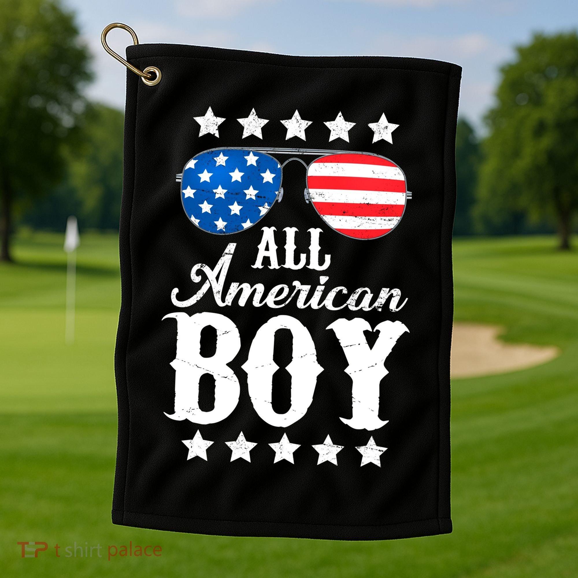 All American Boy Golf Towel