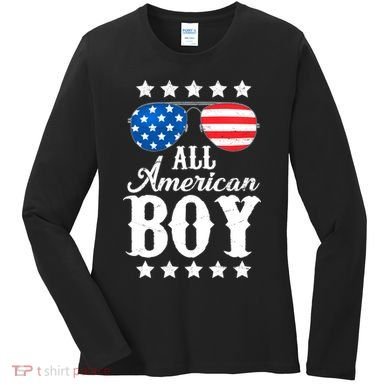 All American Boy Women's Long Sleeve Shirt