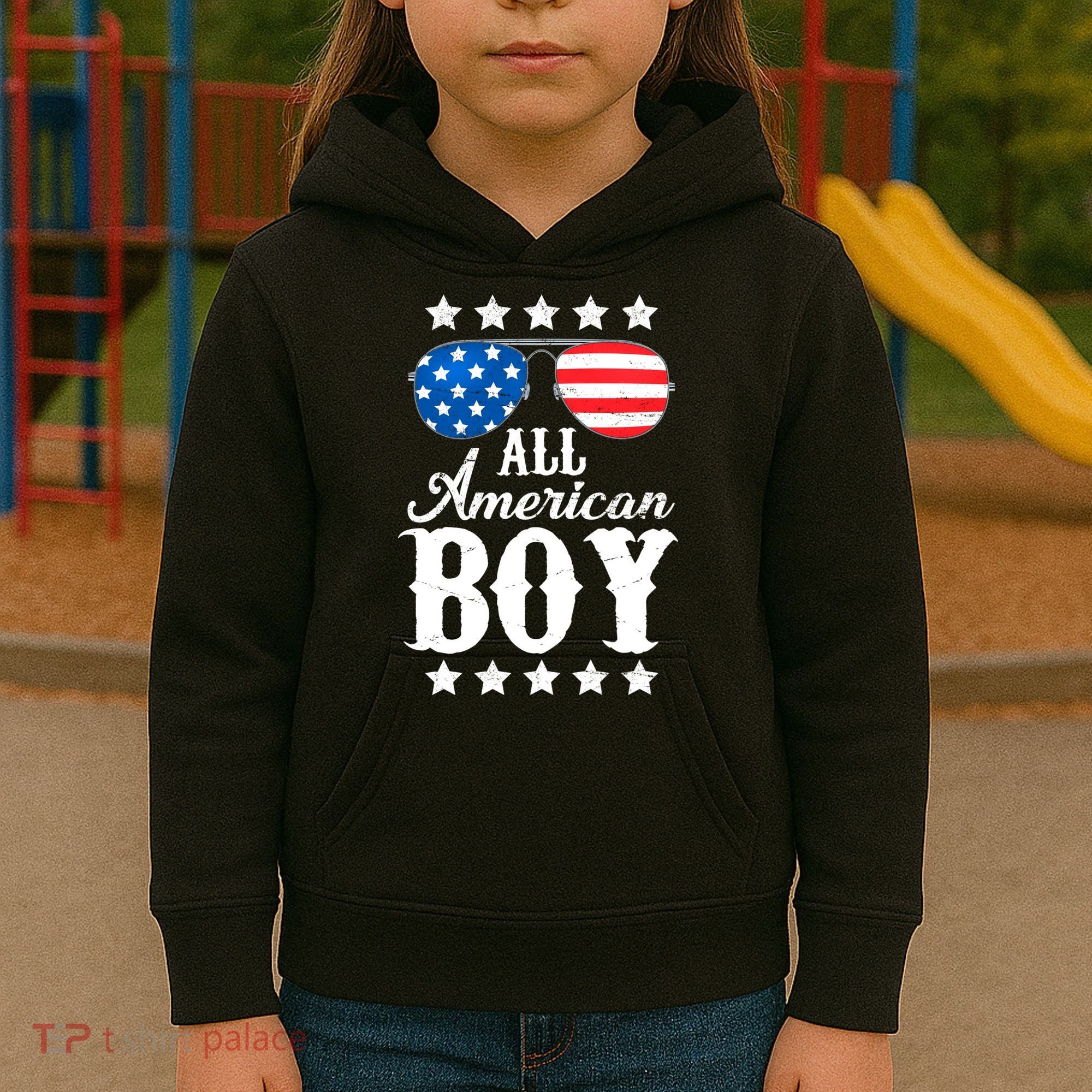 All American Boy Kids Hoodie