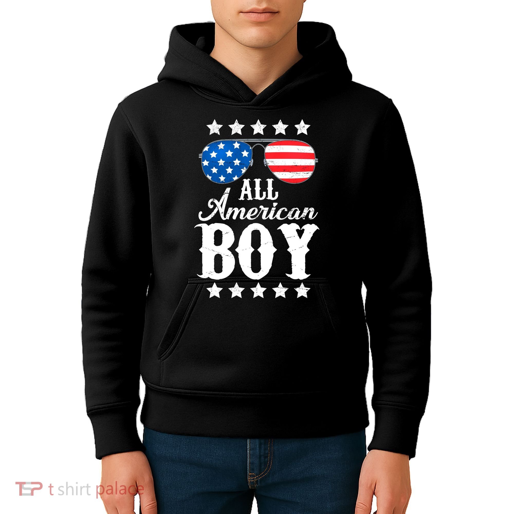 All American Boy Kids Hoodie
