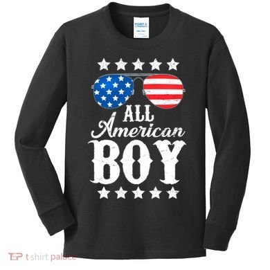 All American Boy Kids Long Sleeve Shirt