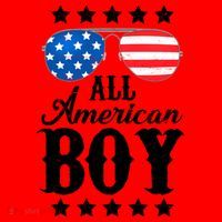 All American Boy Santa Hat thumb 1