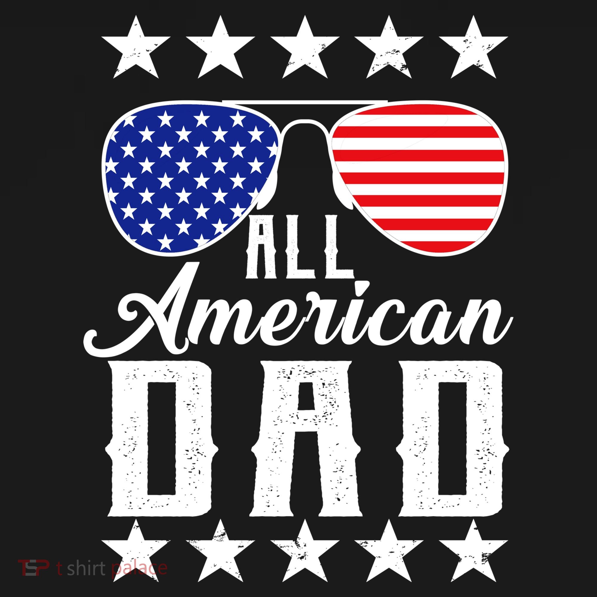 All American Dad  Button