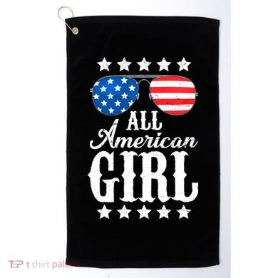 All American Girl Golf Towel