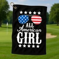 All American Girl Golf Towel thumb 1