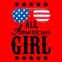 All American Girl Santa Hat thumb 1