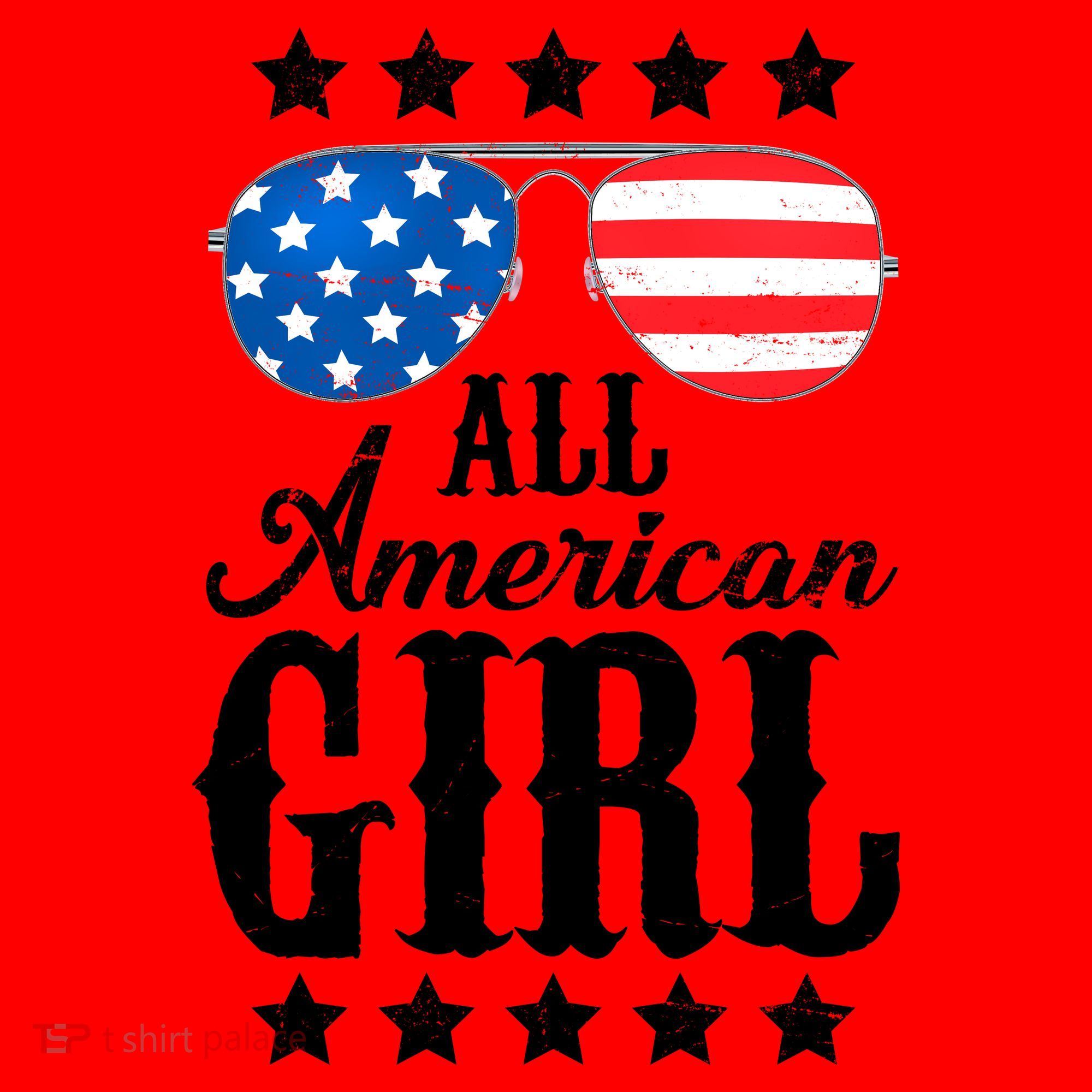 All American Girl Santa Hat