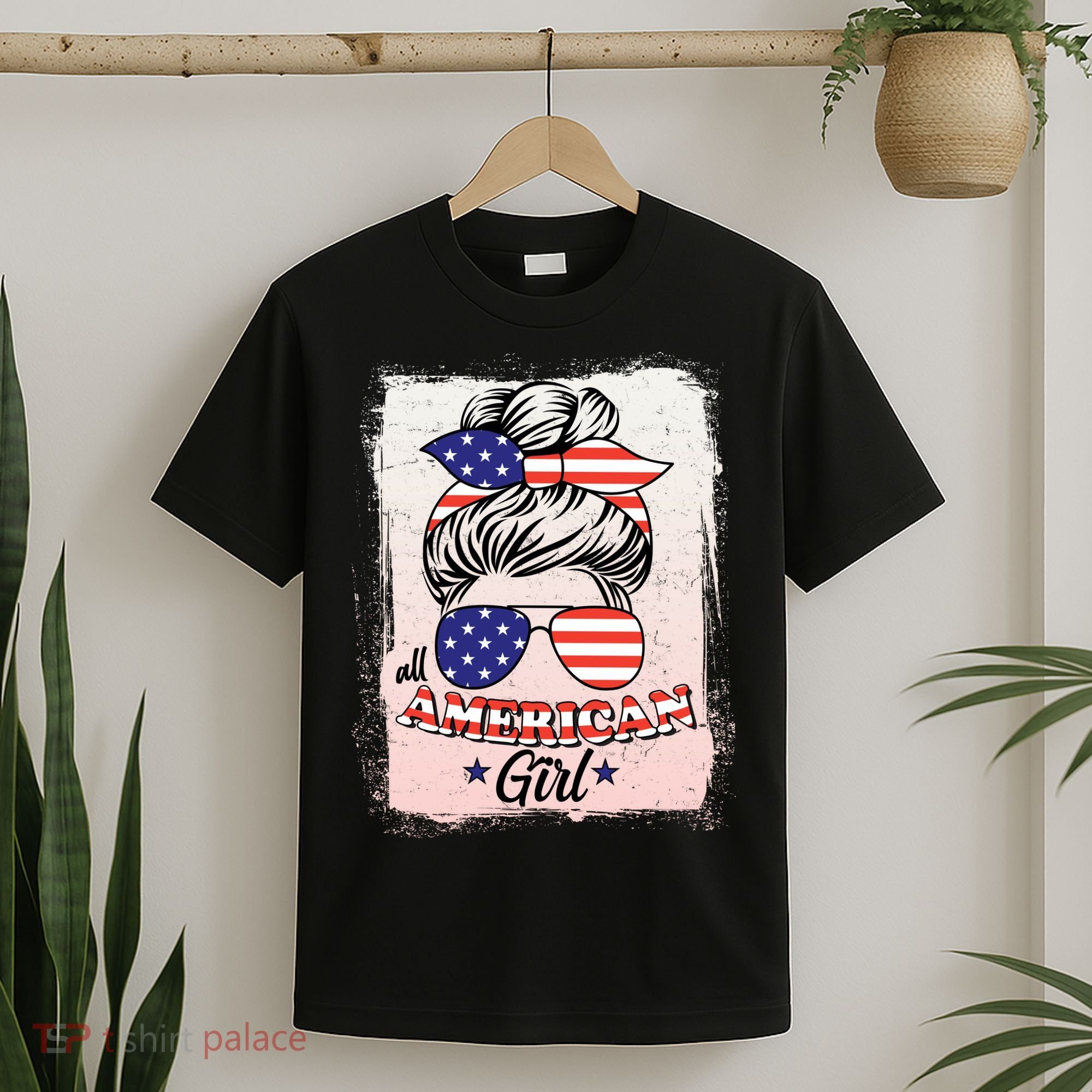 All American Girl USA American Flag T-Shirt